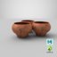 3D model scanned clay pot