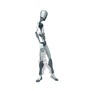 Stand idle look back