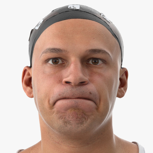 marcus human head cheek model