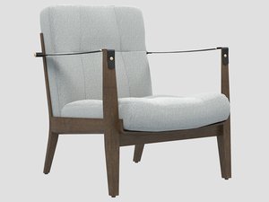 3D model capo lounge chair neri