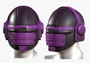 gas mask helmet 3D model