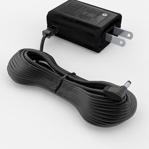 power adapter 3D model