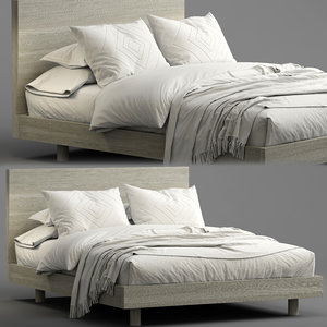 3D cayman platform bed model