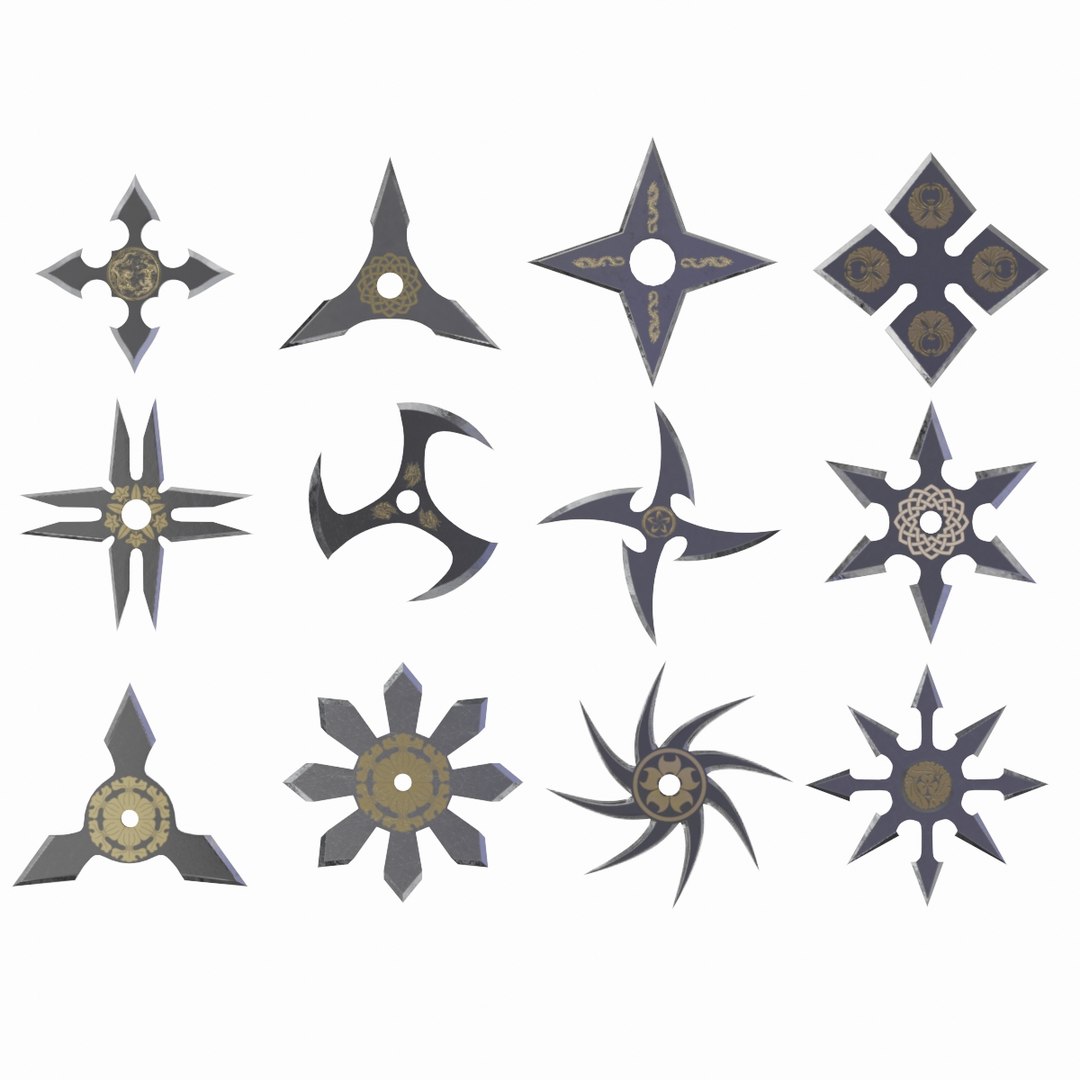 shuriken 3d model