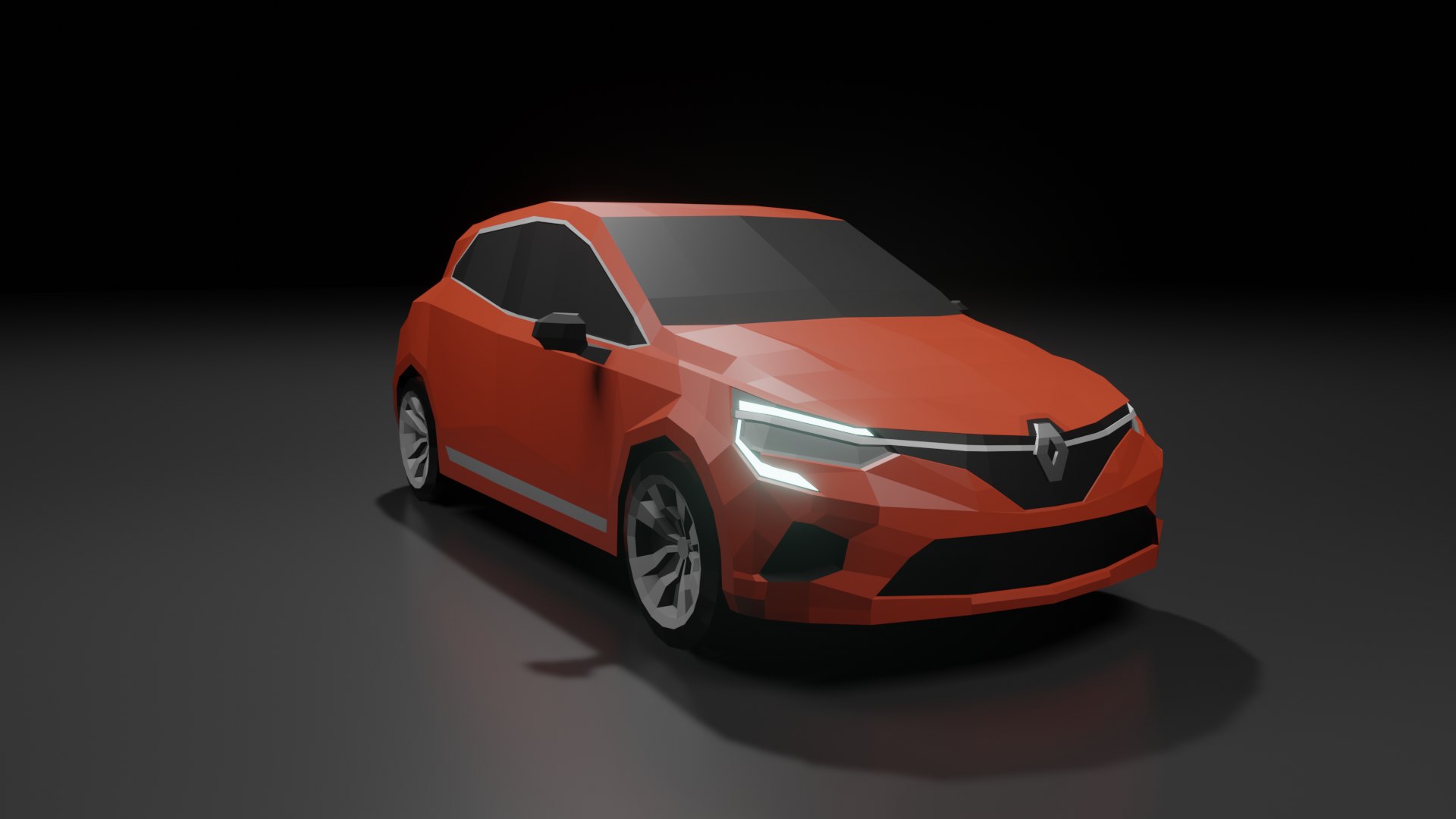 Renault clio 3d model