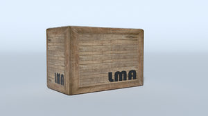 arts wood crate model