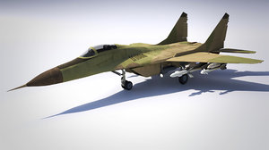 3D fighter jet model