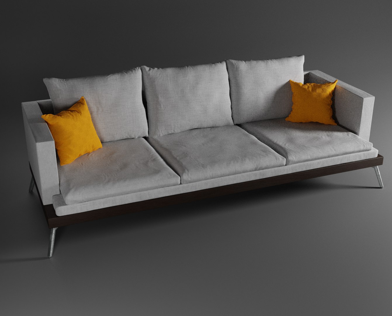 3D photorealistic couch sofa model TurboSquid 1603680