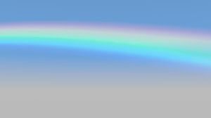 3D model rainbow rain