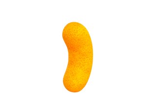 3D cheese puff snack model