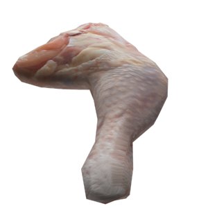 chicken uncooked e 3D model
