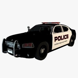 3d police car super