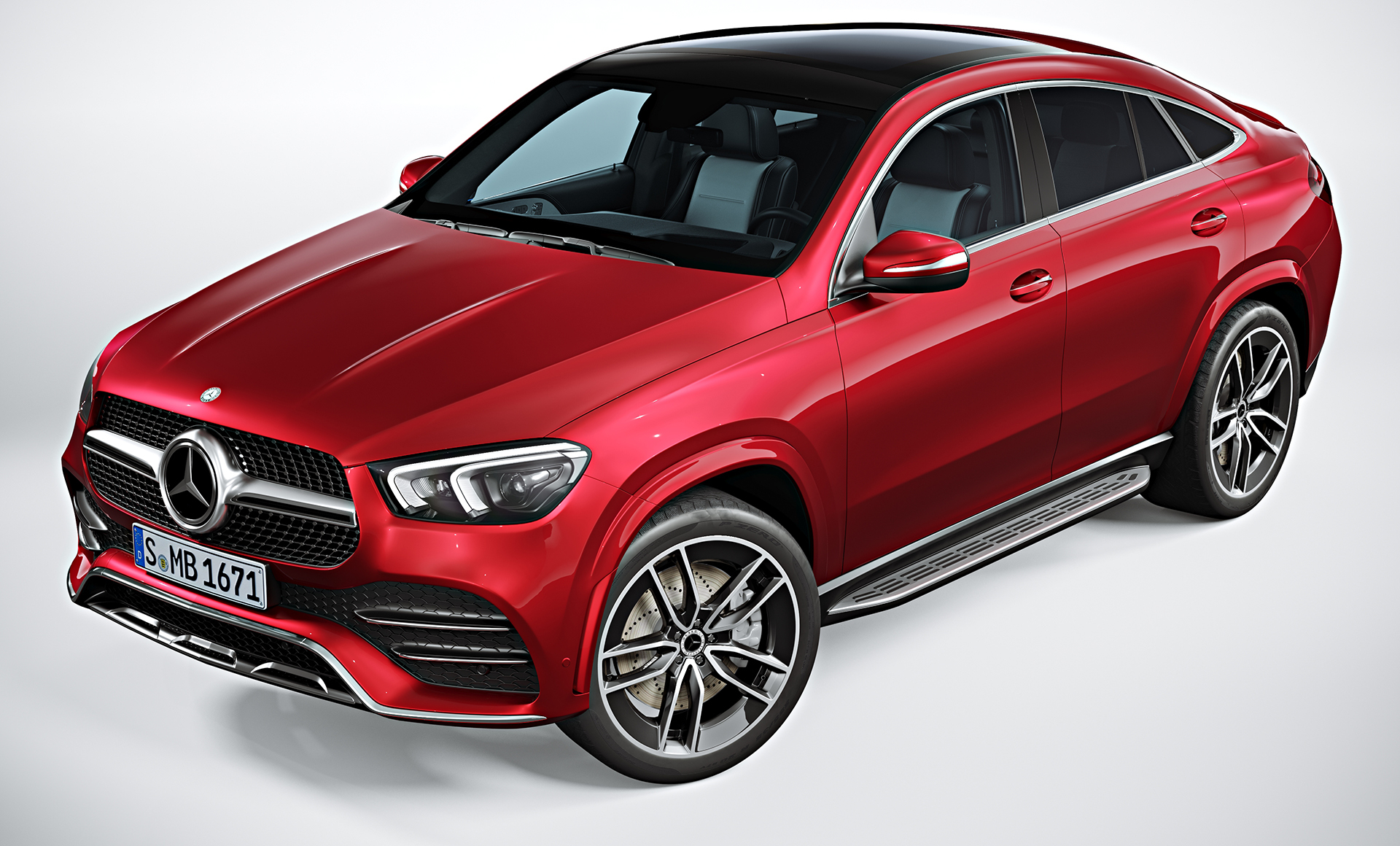 3D 2020 mercedes-benz gle coupe - TurboSquid 1470390