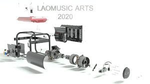 3D laomusic portable petrol generator
