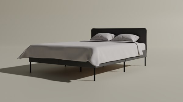 3d Ikea Slattum Bed Model Turbosquid, Ikea Bed Frame Return Policy Taiwan