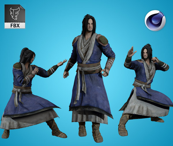 Ninja Untoter Samurai Low Poly 3d Modell 3d Modell Turbosquid 1604452