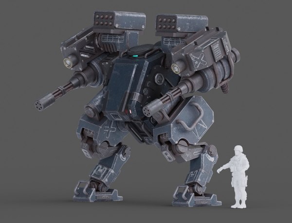 Low Poly Mech 3D Models for Download | TurboSquid