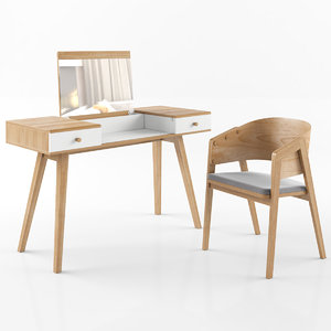 3D vox nature dressing table