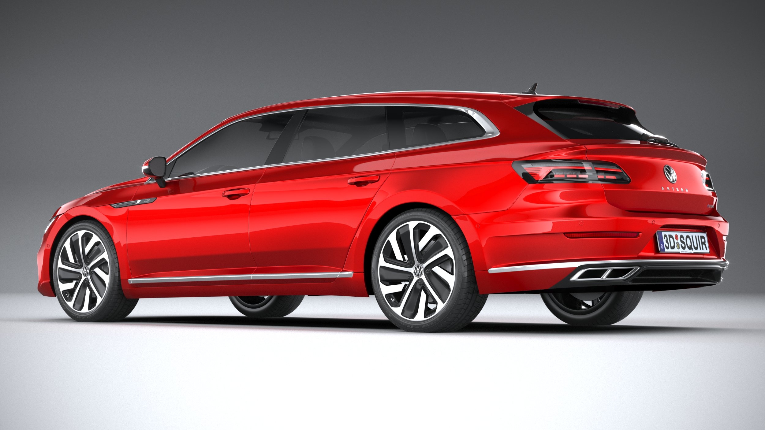 大众 Arteon Shooting Brake Hybrid 20213D模型 TurboSquid 1604855