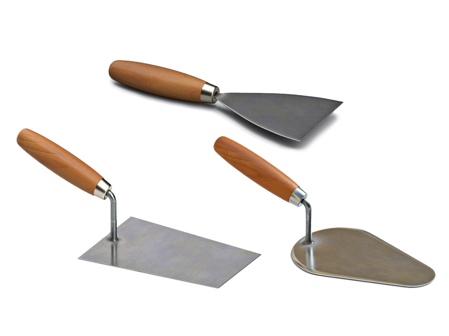 Construction tools trowel model TurboSquid 1598640