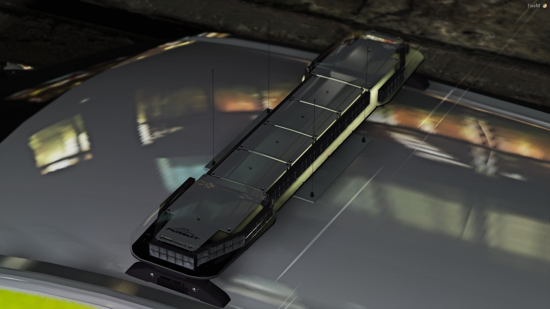 3D code 3 pursuit lightbar model TurboSquid 1604951