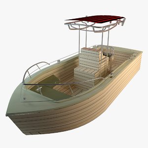 3d boat model