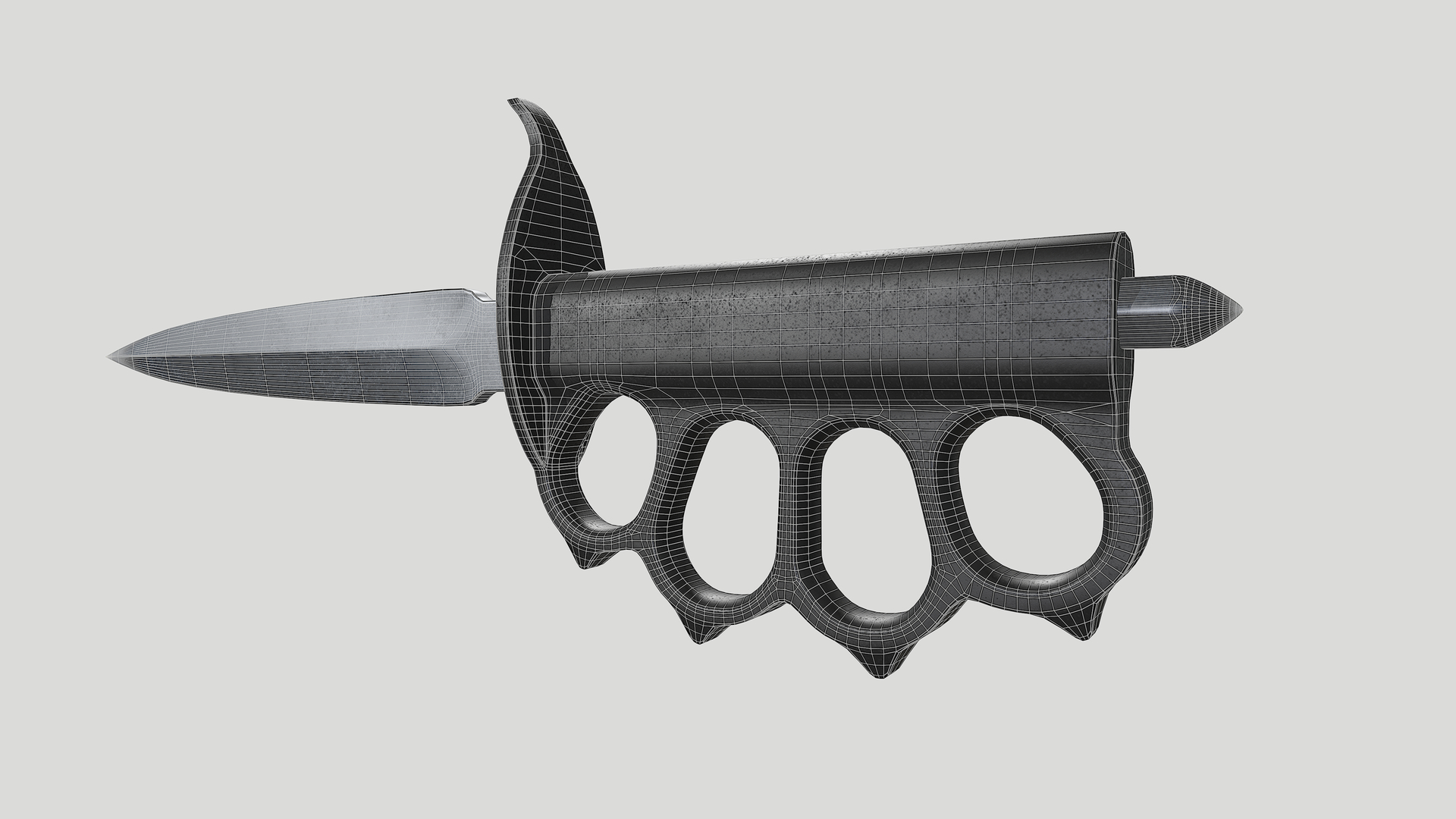 PBRトレンチナイフ3Dモデル TurboSquid 1605716