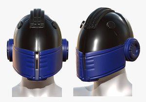 gas mask helmet model