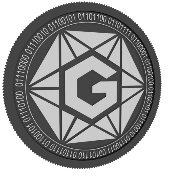 3D gravium black coin