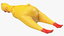 screaming rubber chicken toy 3D model