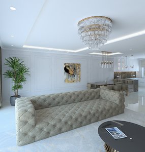 livingroom interior 3D