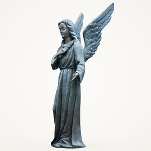 3D angel statue model