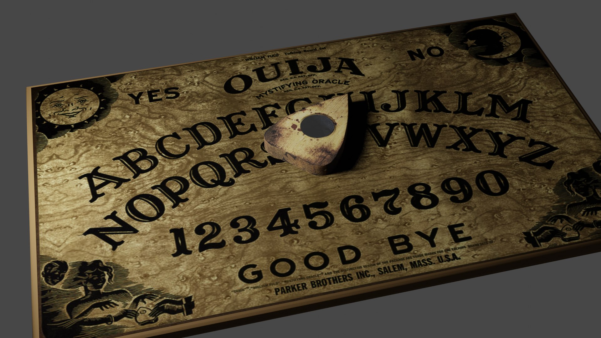 3D ouija board - TurboSquid 1606399