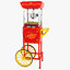 popcorn cart 3d max