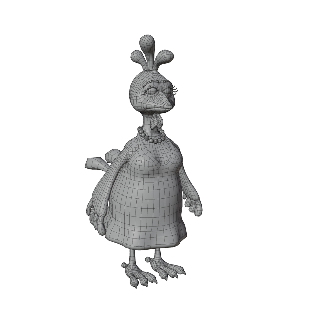 3D chicken cartoon - TurboSquid 1606474