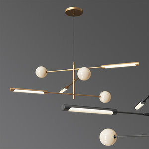 runna minimalist channdelier lampatron model
