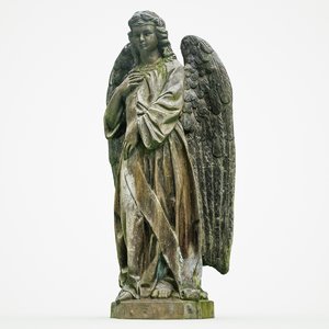 3D angel statue