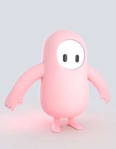 fall guy character 3D