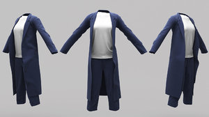 3D female clothing 03
