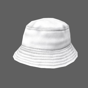 bucket hat 3D model