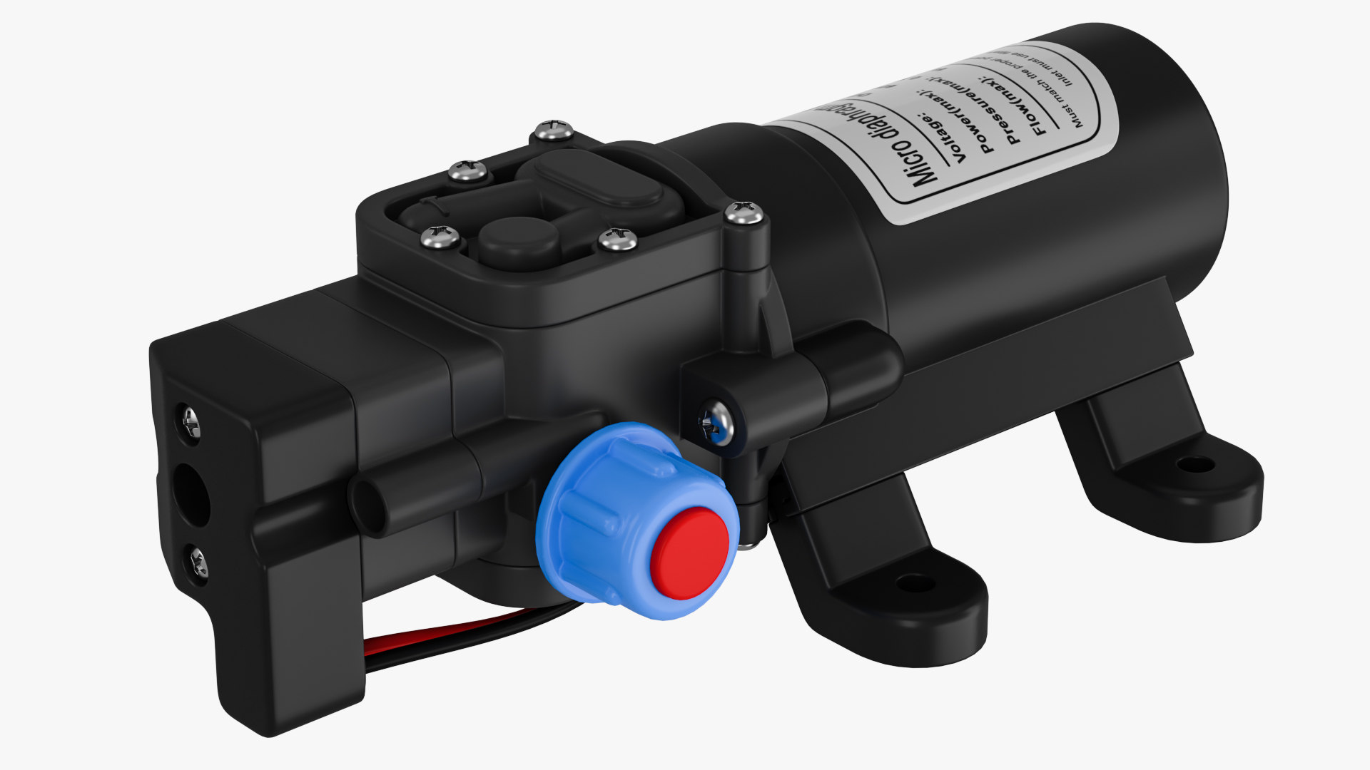 Mini water pump 3D model TurboSquid 1606794