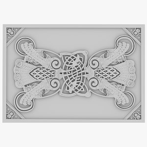 celt celtic ornament 3D