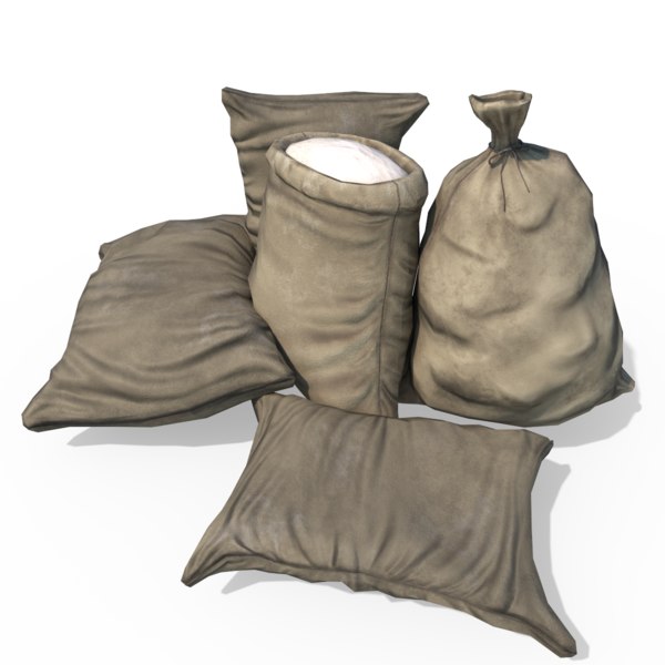 sack pack 3D model