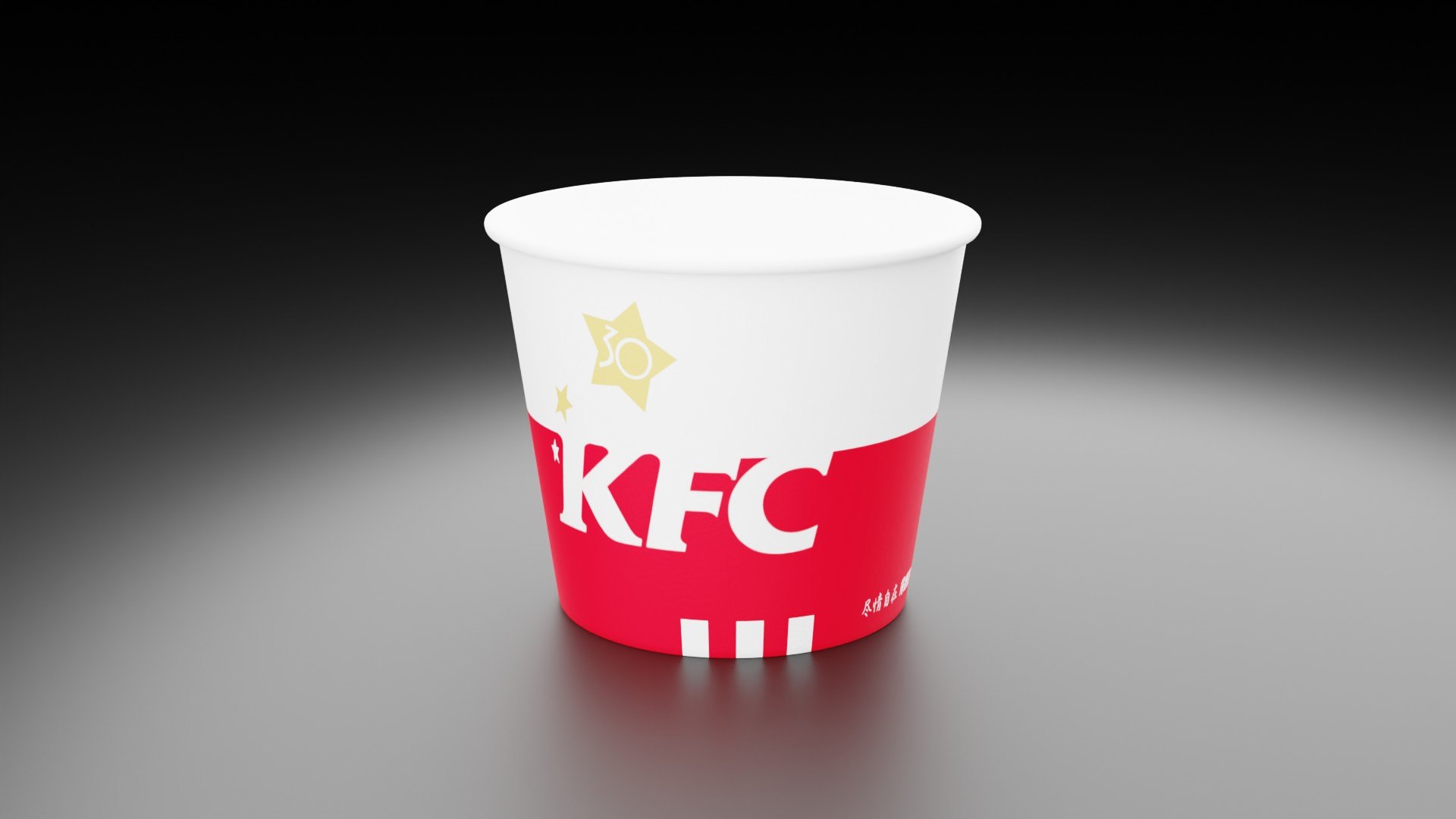 3D model kfc bucket TurboSquid 1606960