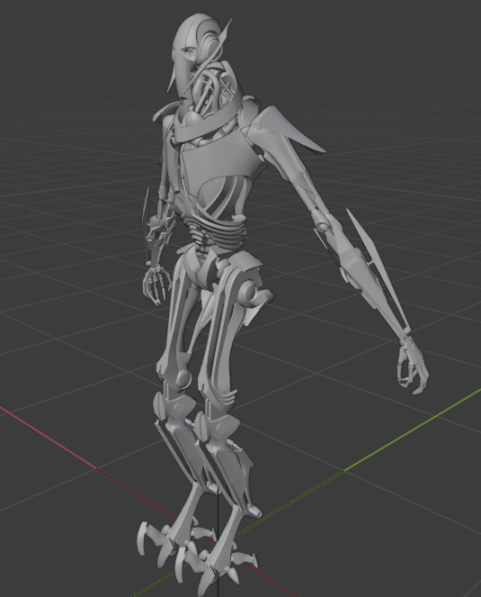 General Grievous 3D Model   TurboSquid 1606940