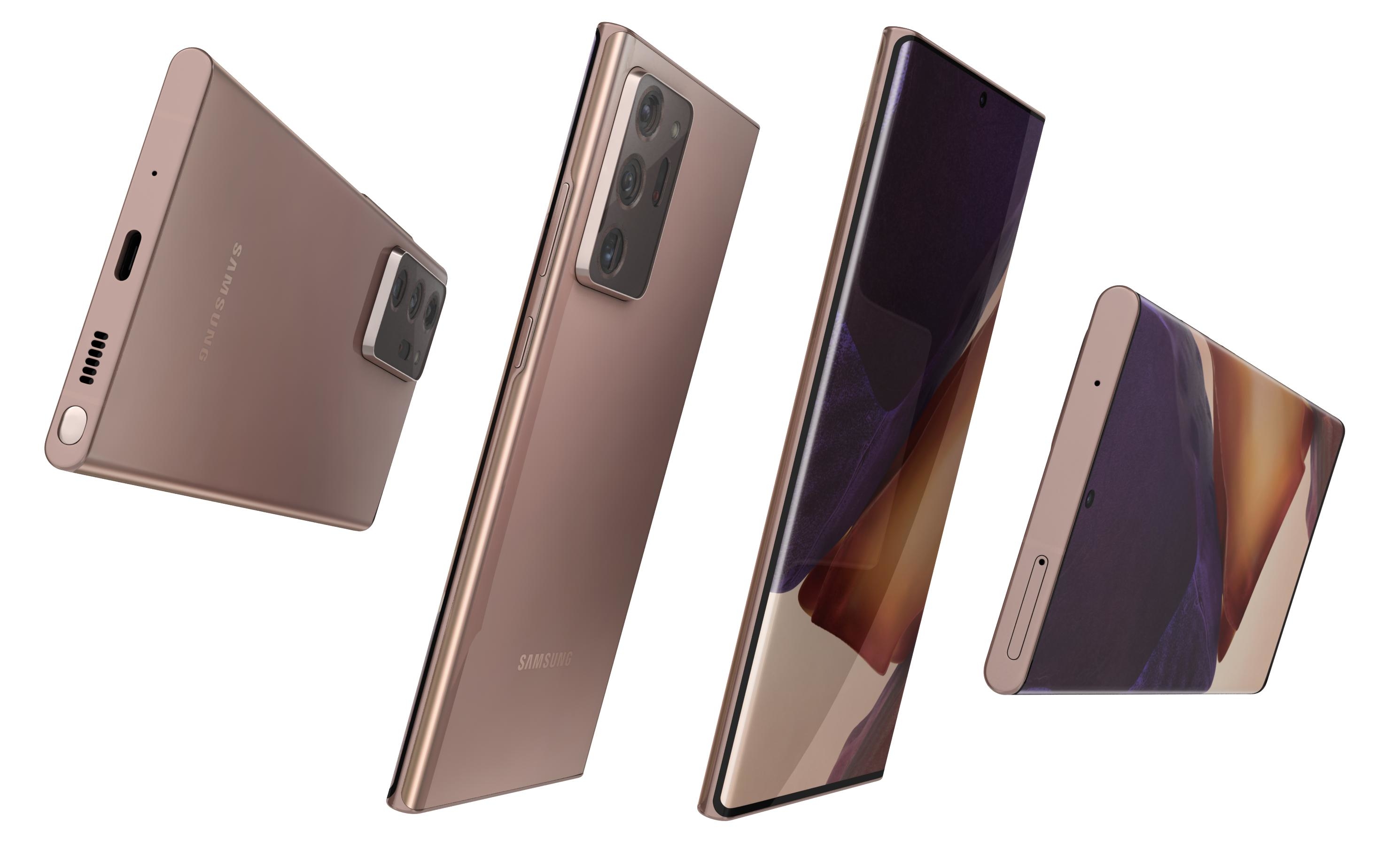 samsung galaxy note20 ultra mystic bronze3d模型