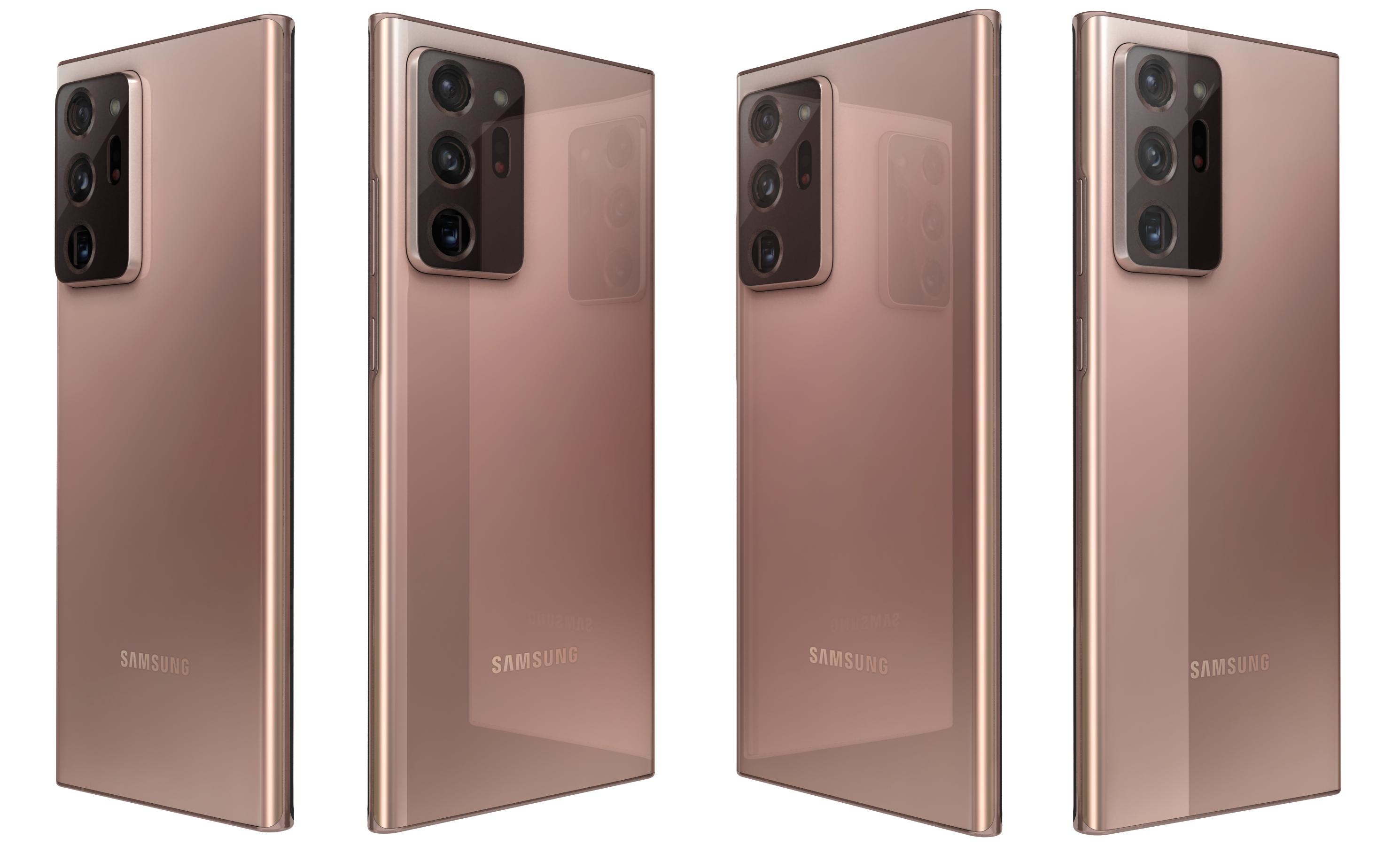 samsung galaxy note20 ultra mystic bronze3d模型