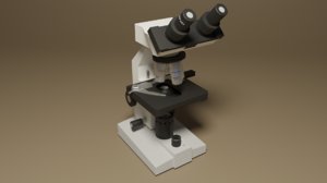 microscope science 3D model