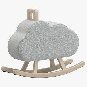 3D iconic cloud rocker model