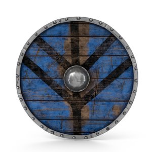 viking shield 3D model